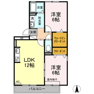 メイゾン ミズノ【2階】の間取り