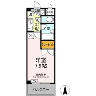 シティオ岩倉【2階】の間取り