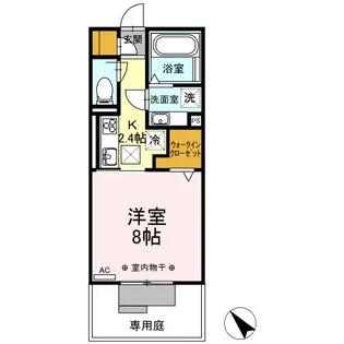 コトーリベルテ【1階】の間取り