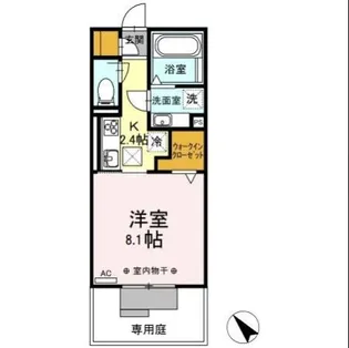 コトーリベルテ【1階】の間取り