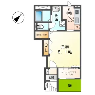 ウィン・ベルⅤ(ファイブ)【1階】の間取り