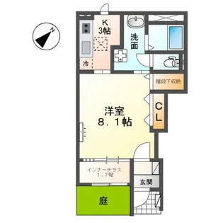 ウィン・ベルⅤ(ファイブ)【1階】の間取り