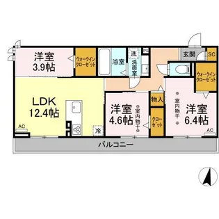 リヴィエール【2階】の間取り