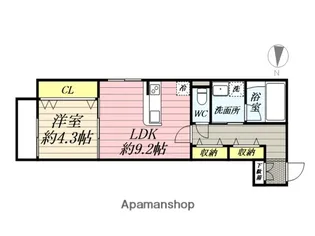 LA・LA【3階】の間取り