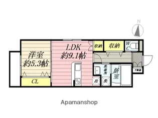 LA・LA【3階】の間取り