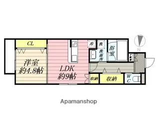 LA・LA【2階】の間取り