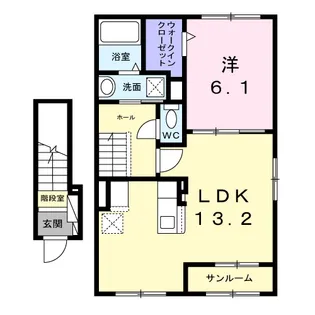 TST FUSO【2階】の間取り