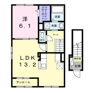 TST FUSO【2階】の間取り