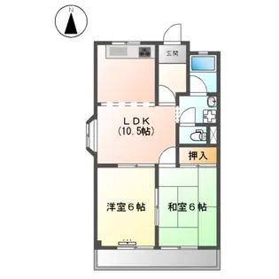 ヨーロピアンシティMO【3階】の間取り