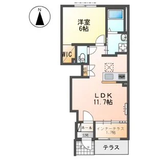シェトワ【103号室】の間取り