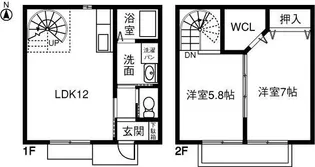 モンテノーメ【1階】の間取り