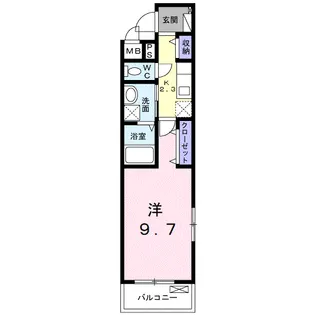 ヒカルサ 小牧田県ウエスト【2階】の間取り