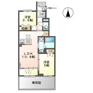 グリシナ【1階】の間取り