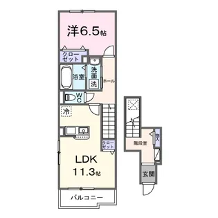 アドニス江南【2階】の間取り