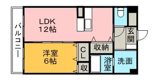 グランコート小木【2階】の間取り