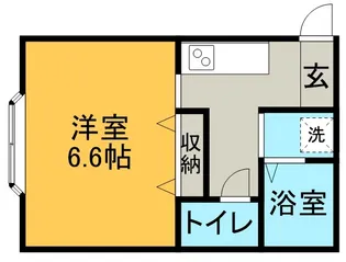 ソレイユ21【2階】の間取り