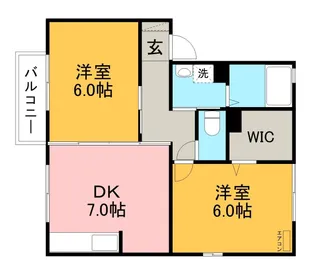 アゼリアコート・友【2階】の間取り