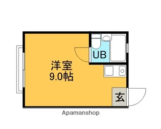北斗コーポ【205号室】の間取り