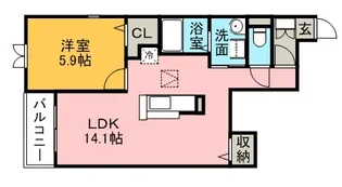 パストラル【1階】の間取り