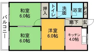 シャラハウス【1階】の間取り