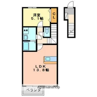 LEGAME【2階】の間取り