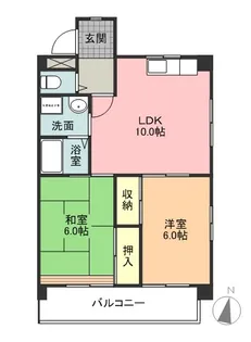 スカイヒルズ【3階】の間取り