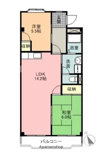 カピラハイツ【2階】の間取り