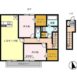 ビオトープ【2階】の間取り