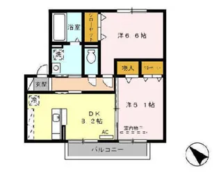 マノワール【2階】の間取り