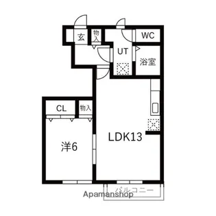 フリージアガーデン【1階】の間取り