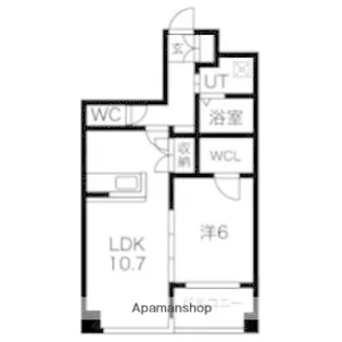 TIFFANY【4階】の間取り