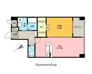 TIFFANY【5階】の間取り