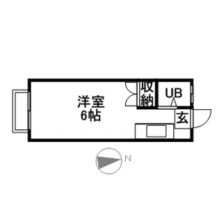 エステートピア岩崎台【202号室】の間取り