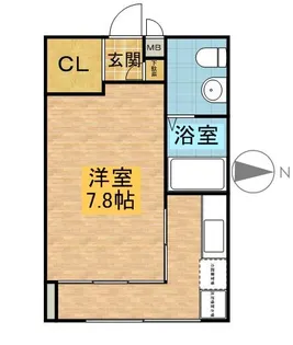 クレセントヒル【201号室】の間取り