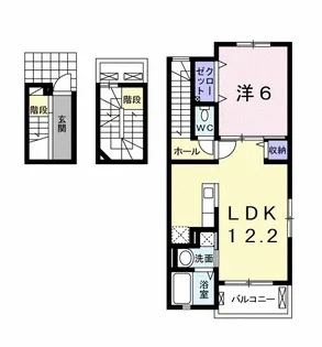 サンリット ガーデン2【3階】の間取り