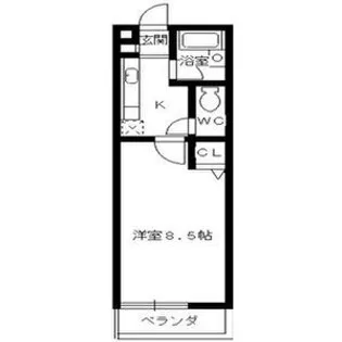 清和コモンズ【1階】の間取り