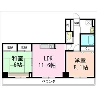 エポックステージ【2階】の間取り
