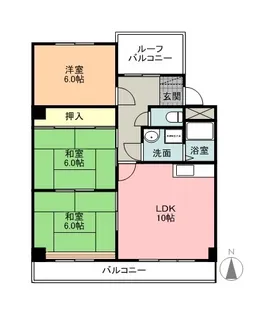 グランパス18【3階】の間取り