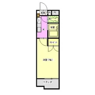 ヒルズMY【1階】の間取り