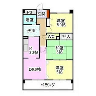 クオリティパレス徳重【303号室】の間取り