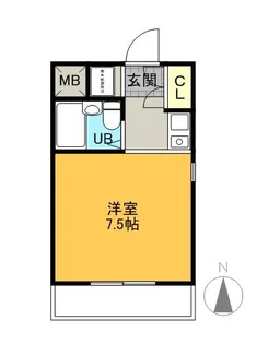 原スイートハウス【4階】の間取り