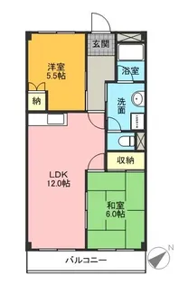 サンステージ滝ノ水【103号室】の間取り