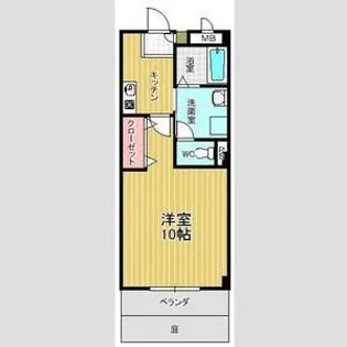 フローラ・阪野【1階】の間取り