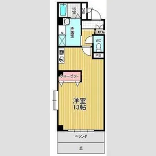 フローラ・阪野【1階】の間取り