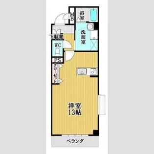 フローラ・阪野【3階】の間取り