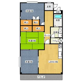 メイゾン島田【2階】の間取り