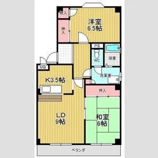 エステート徳重【1階】の間取り