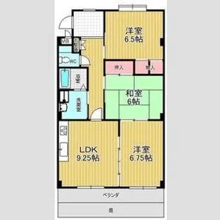 クレストステージ洋【1階】の間取り