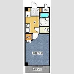 第二小島ビル【206号室】の間取り