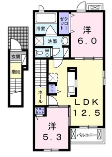 レガーロ ノースⅠ【2階】の間取り